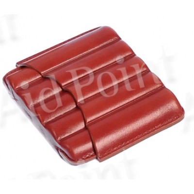 PORTA SIGARI TOSCANI IN CUOIO DA 5 POSTI ROSSO